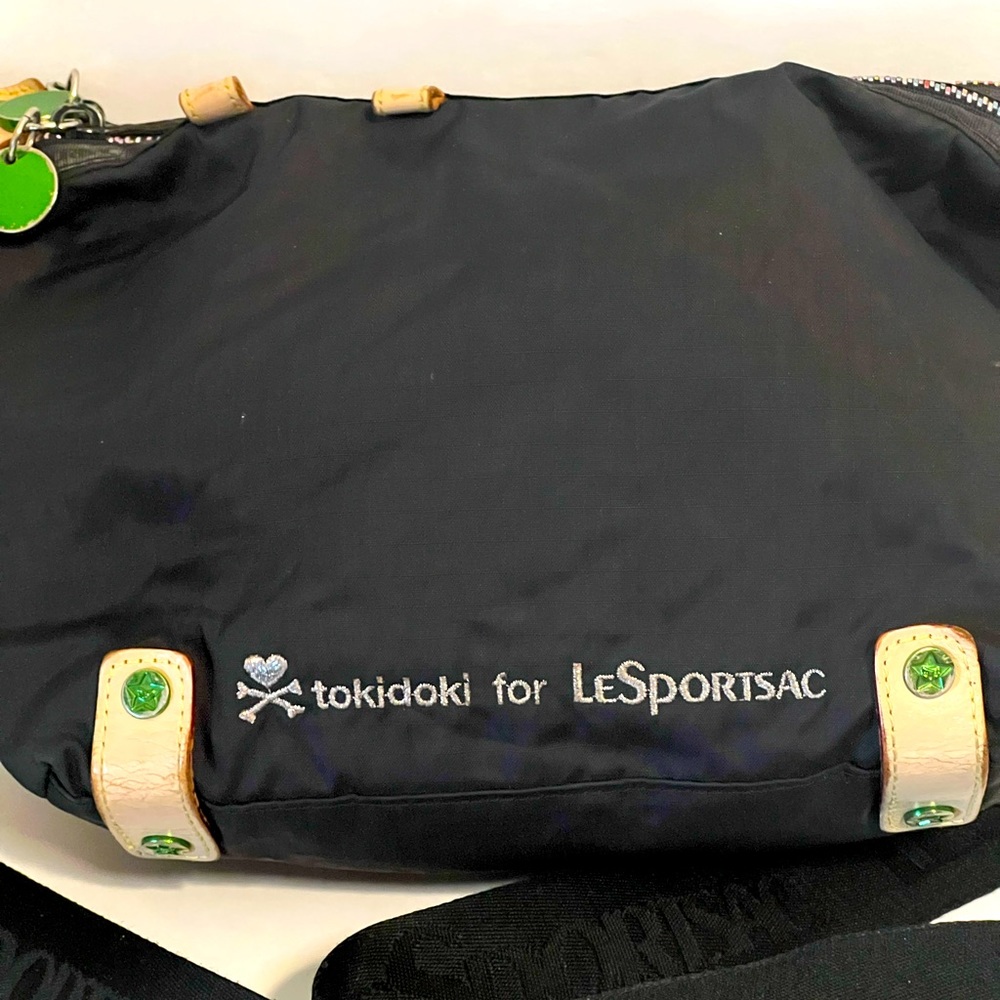 LeSportsac tokidoki collaboration Black Hand Bag Cross Body